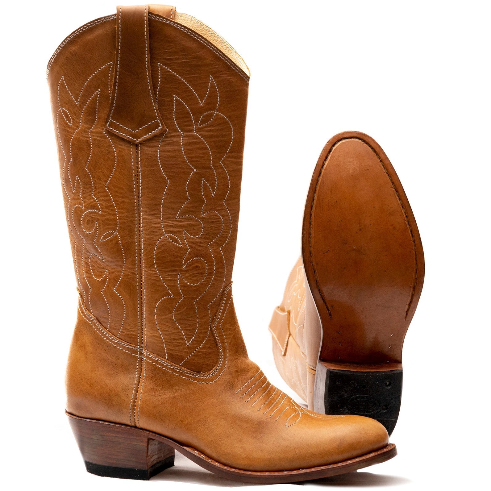 Custom Round Toe Cowgirl Boots | Personalized Women's Western Boots